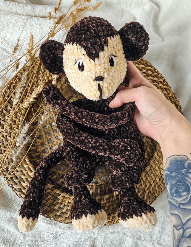 Doudou plat Monkey
