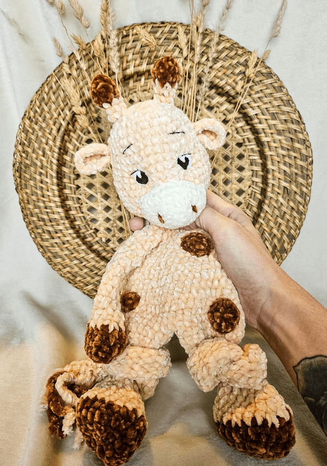 Doudou plat Girafe